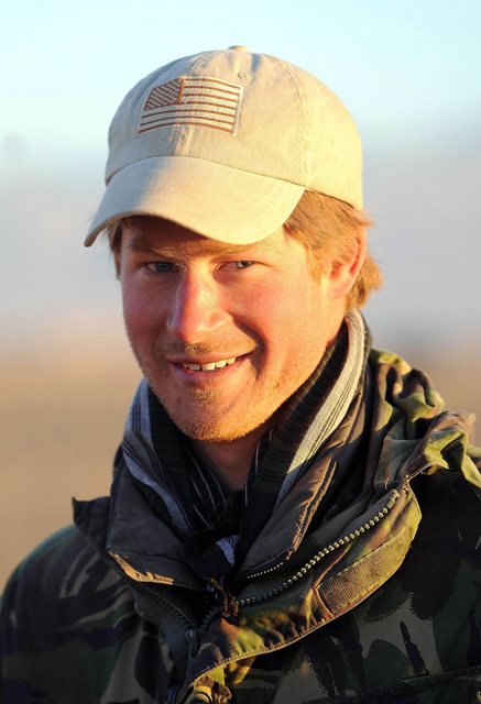 Hot Harry on a Horse in the Army with Hair