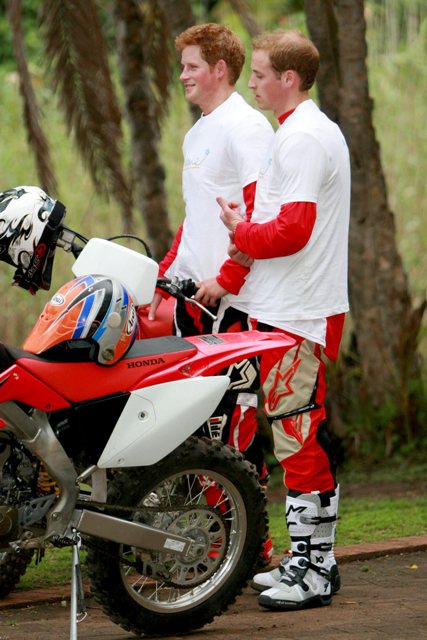 Hot Harry on a Horse…on a motorbike!