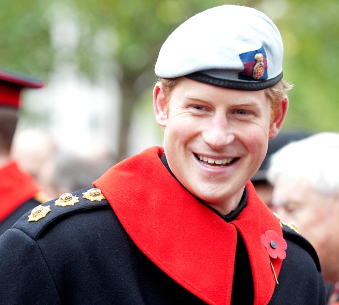 Prince Harry’s collar and cloak