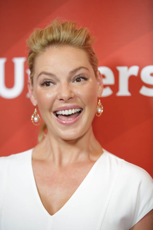 Katherine Heigl on the spot