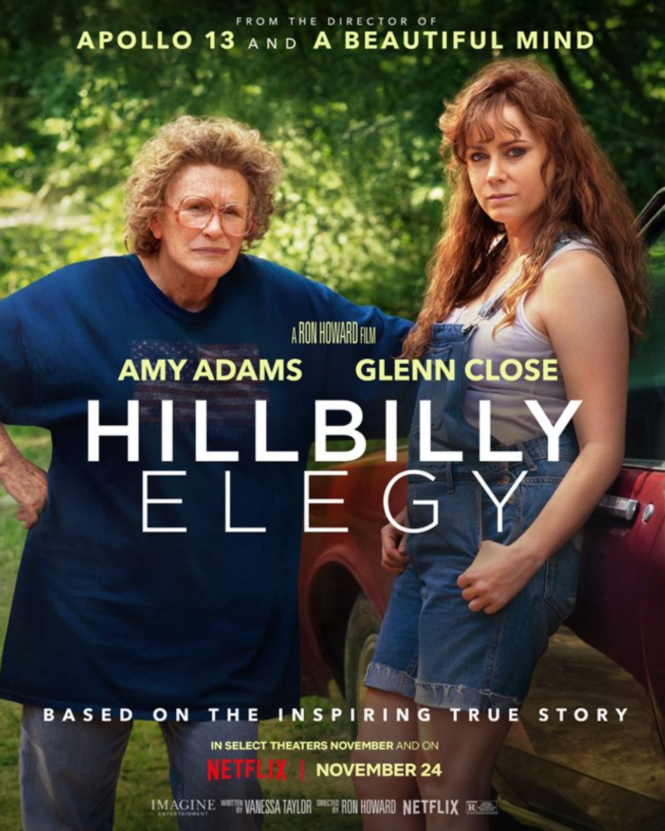Glenn Close and Amy Adams in Hillbilly Elegy