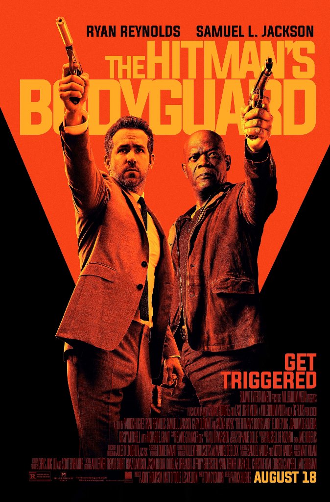 Ryan Reynolds and Samuel L. Jackson in The Hitman’s Bodyguard