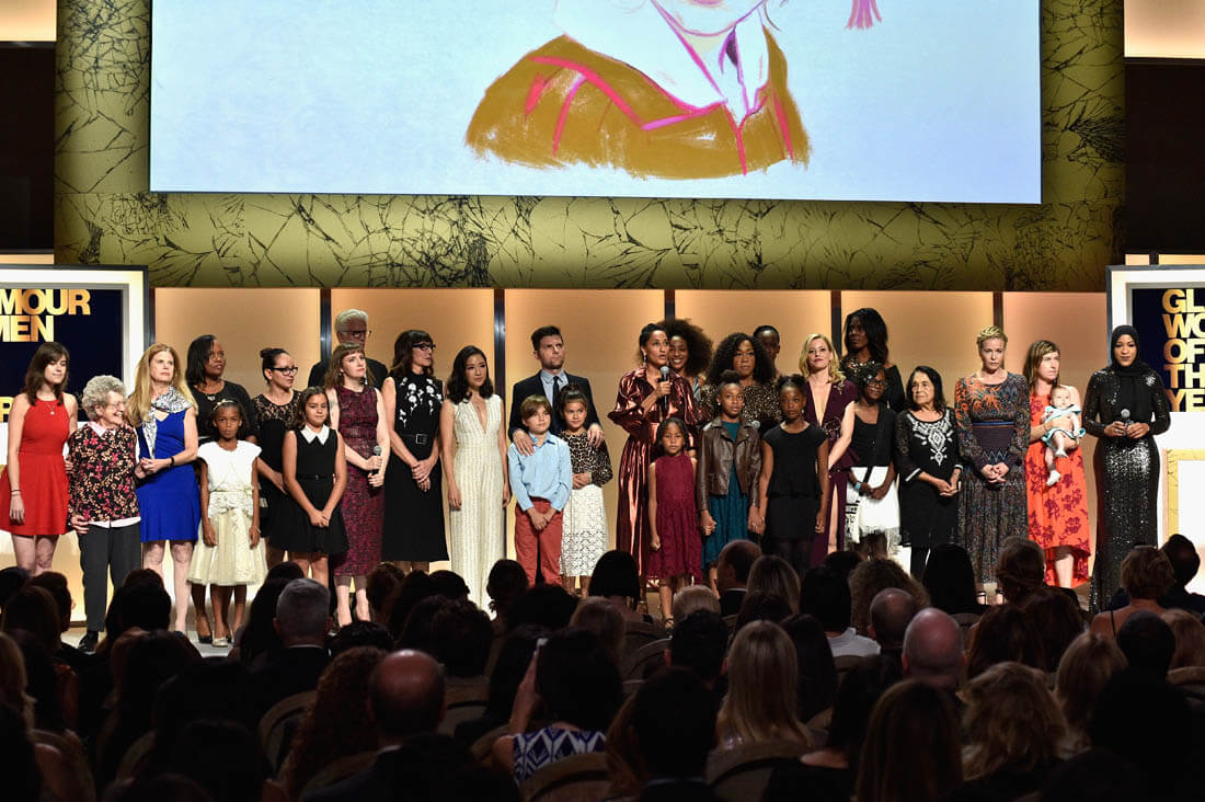 Glamour's all-star stage