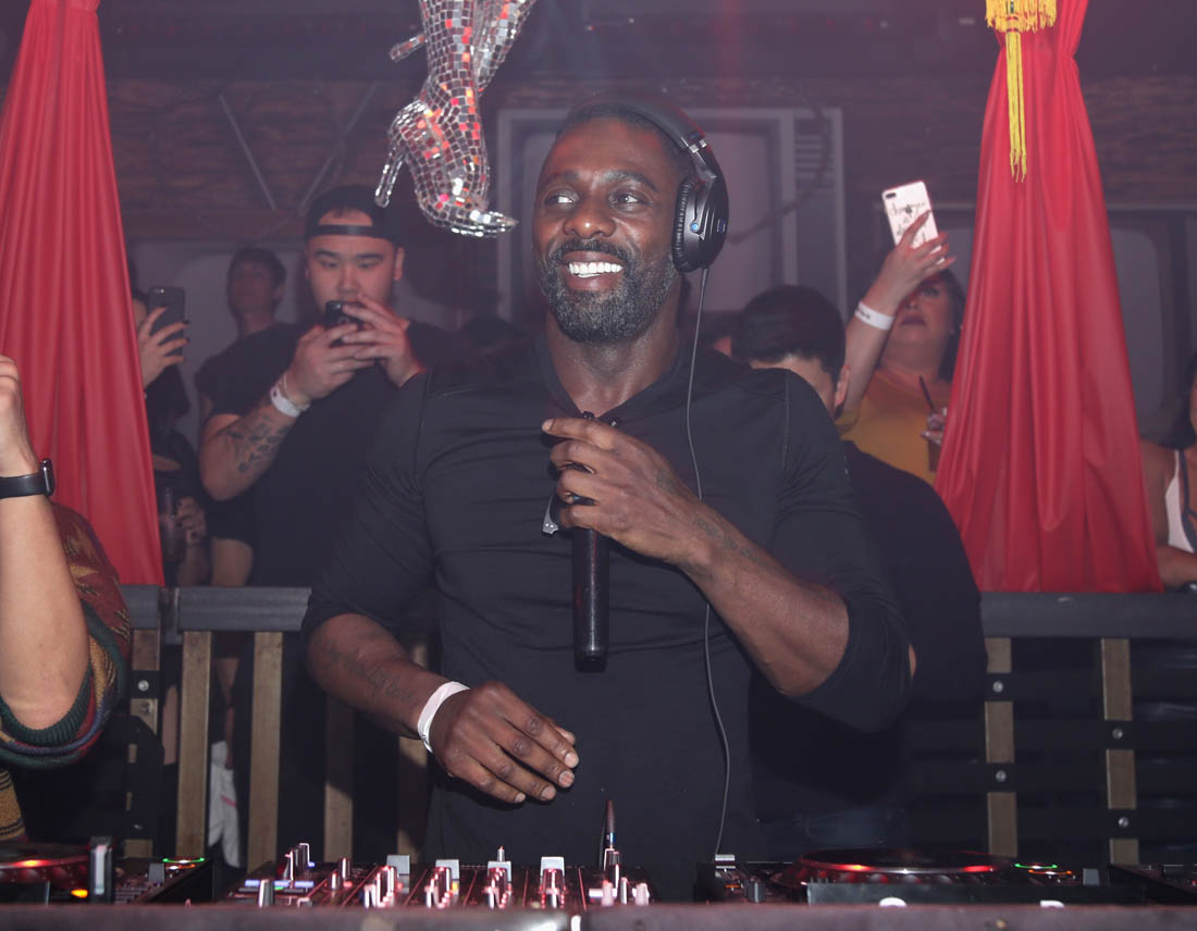 Idris Elba: turntables and hotdogs