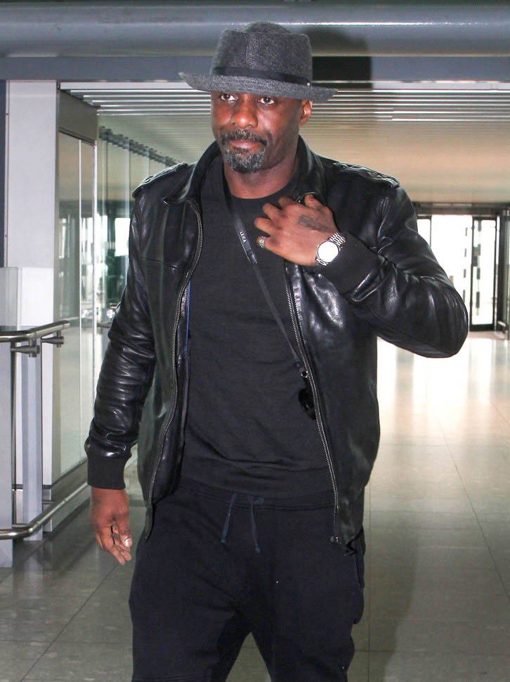 Idris Elba: purple and “proppa”
