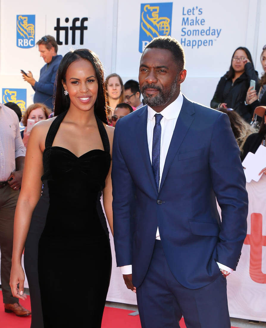 Idris and his “beautiful girlfriend”