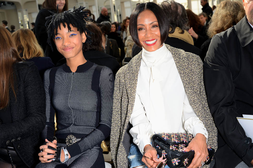 Jada & Willow in the front row