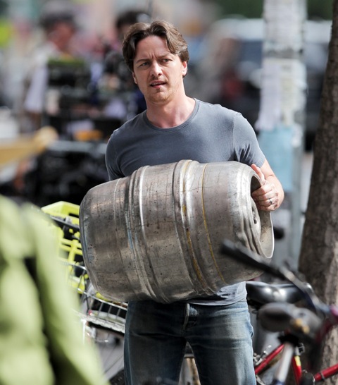 James McAvoy lifting