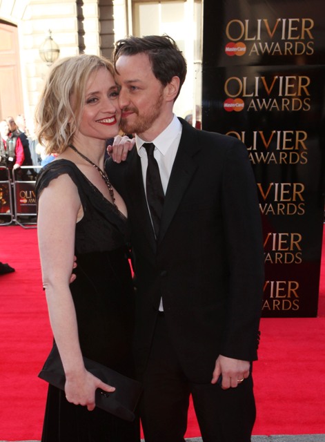 Mr & Mrs McAvoy: Best Couple at the Olivier Awards