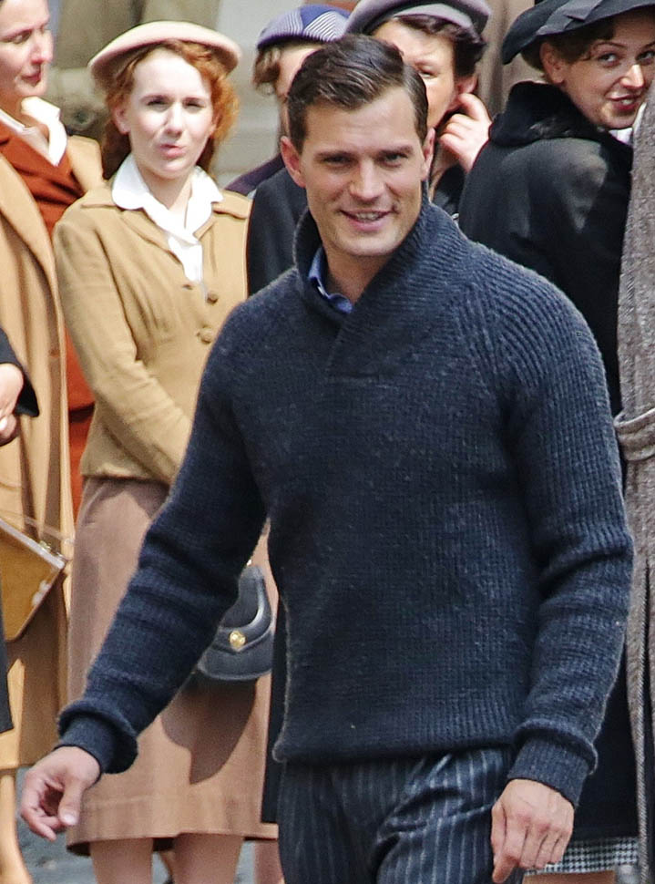 Jamie Dornan looks amazing in this sweater