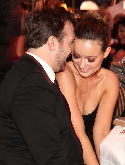 January Jones isn’t boring on Oscar night