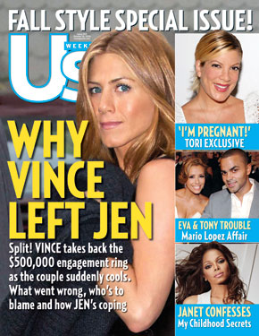 Jennifer Aniston vs Us Weekly