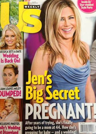 Jennifer Aniston is pregnant (says US Weekly)