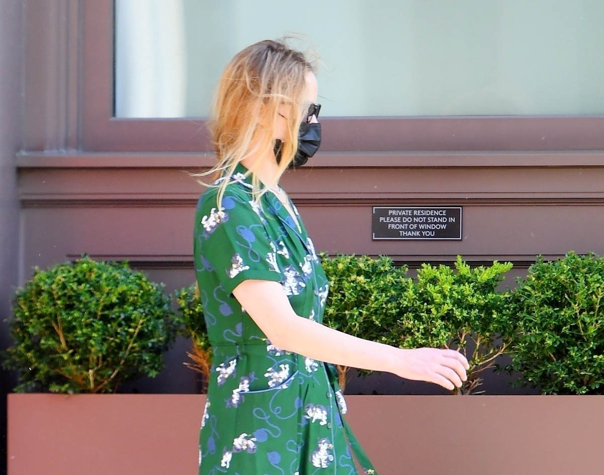 Jennifer Lawrence’s week of green