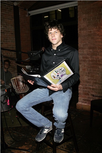 Jesse reads but doesn’t pose