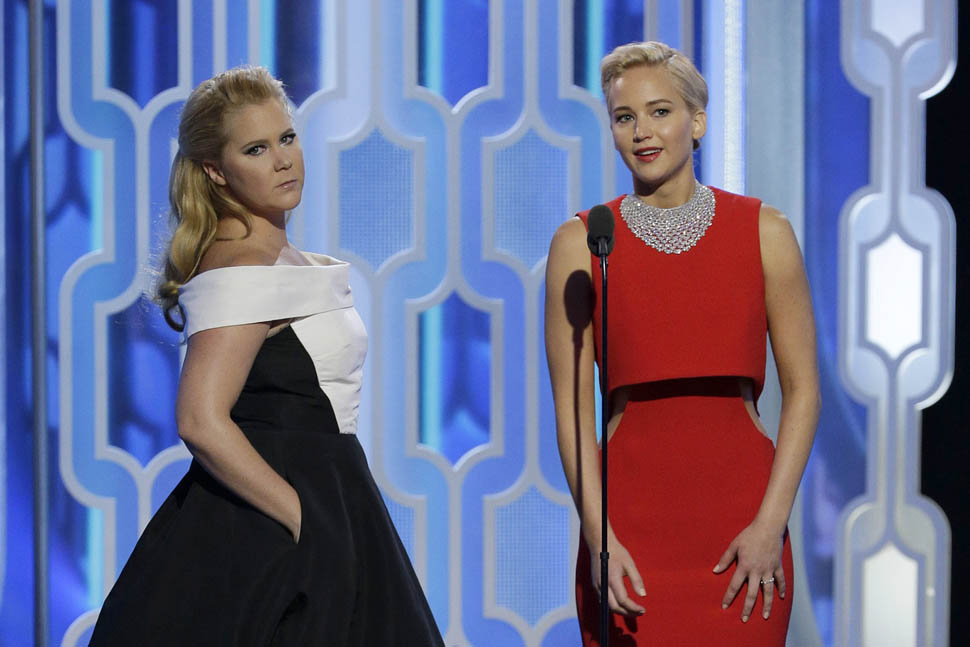 Jennifer Lawrence & Amy Schumer: Globes Popular Girls