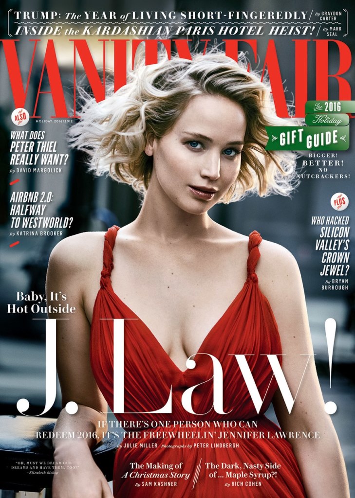Jennifer Lawrence covers Vanity Fair