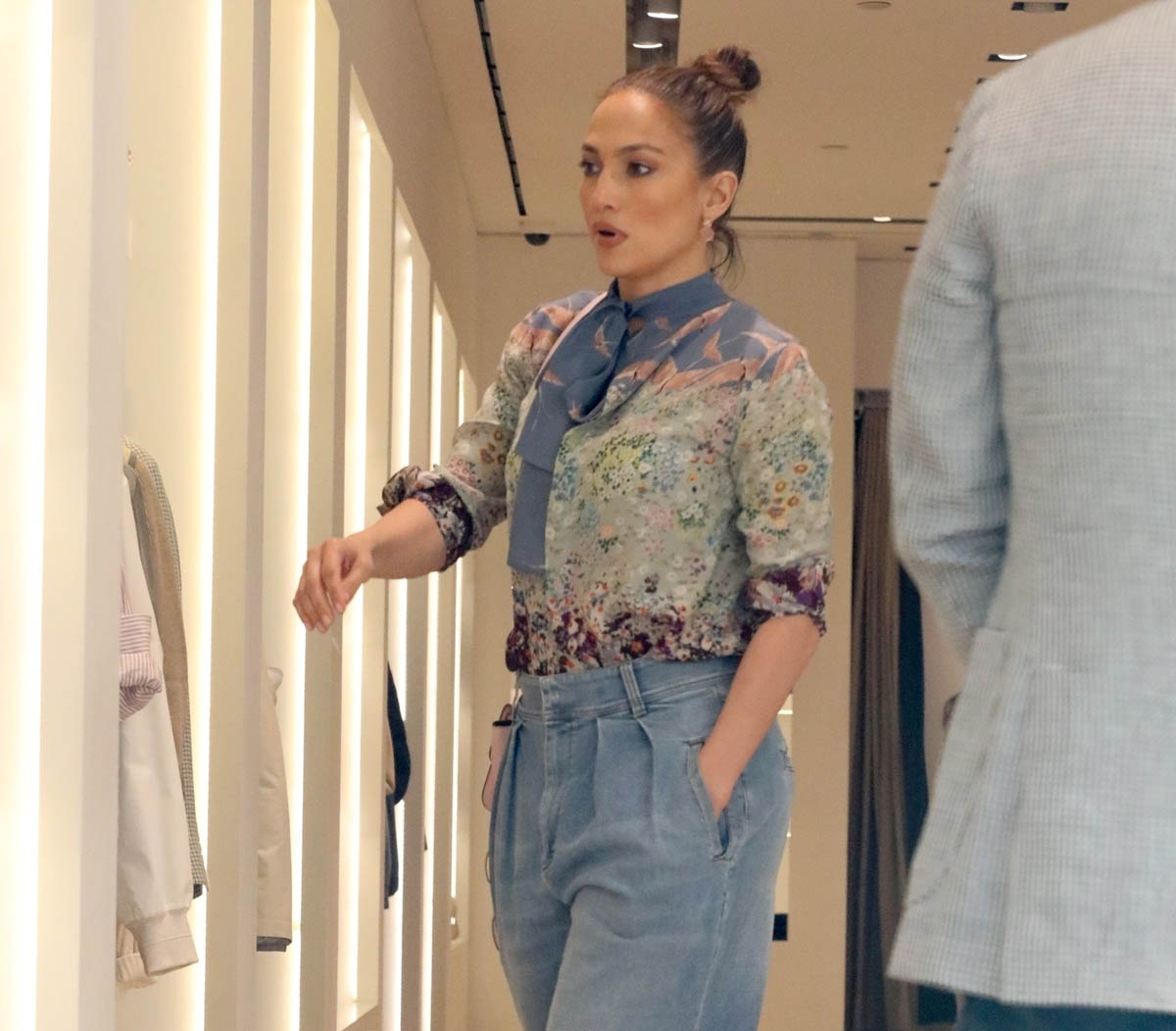 JLo: Pleated Jeans and Busy Weeks Ahead