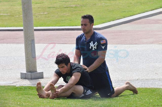 Vagina Virgin loves a public workout