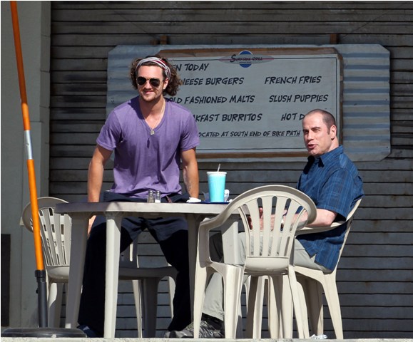 John Travolta is no longer spray-painting his head