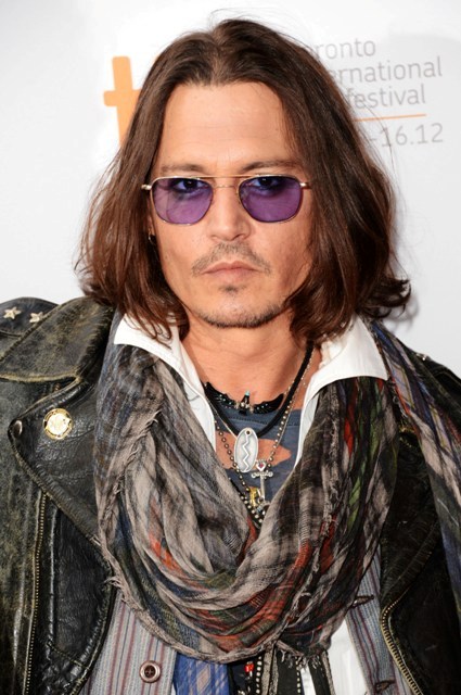 Johnny Depp at TIFF 2012