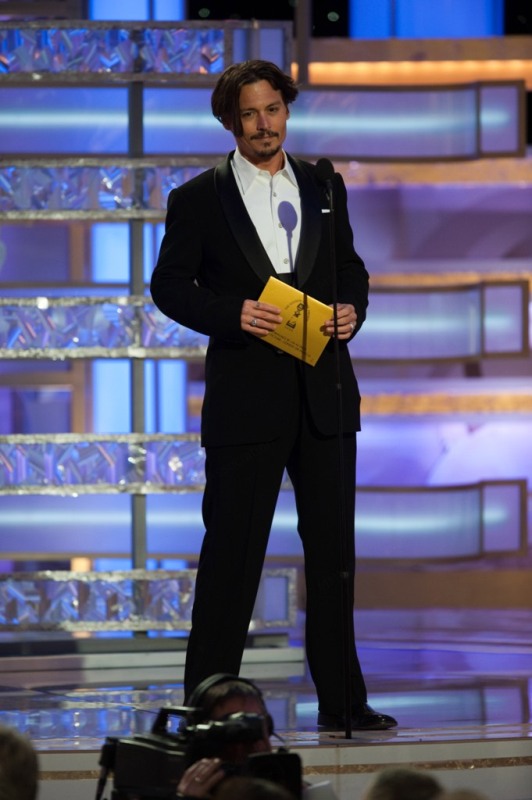Globes Best Presenter: Johnny Depp