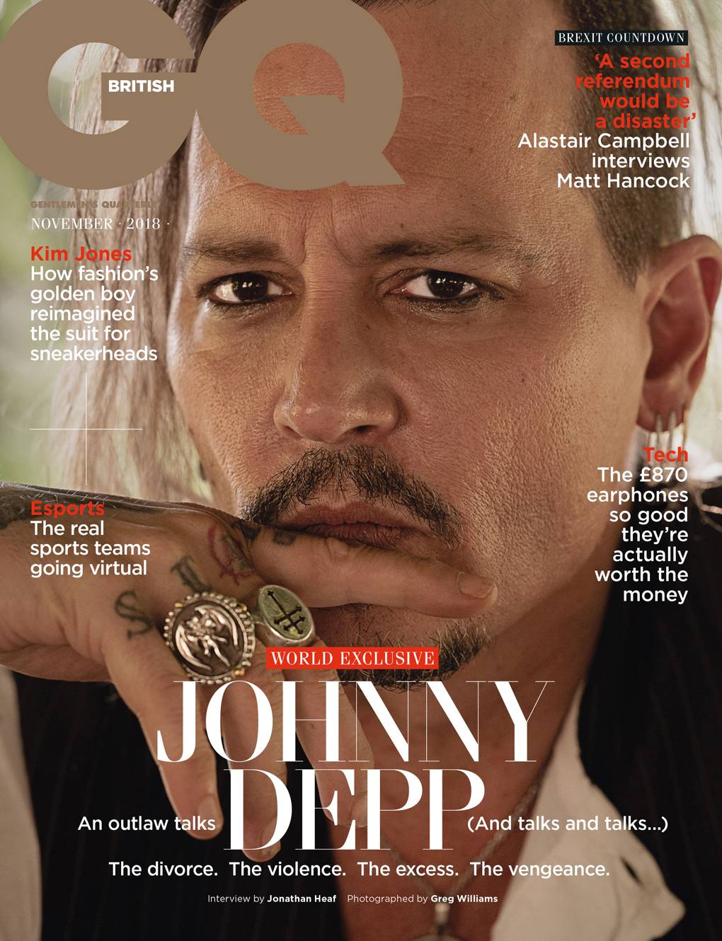 Johnny Depp’s recycled garbage profile