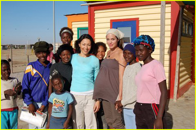 Angie & Ann in Africa