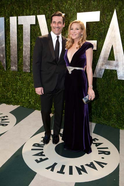 Oscar Afterparty Charm: Jon Hamm & Jennifer Westfeldt