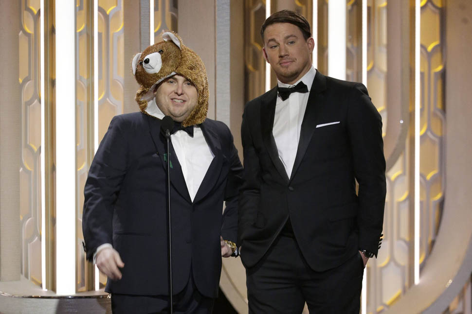 Jonah Hill & Channing Tatum: Globes Worst Bear, Worst Hair