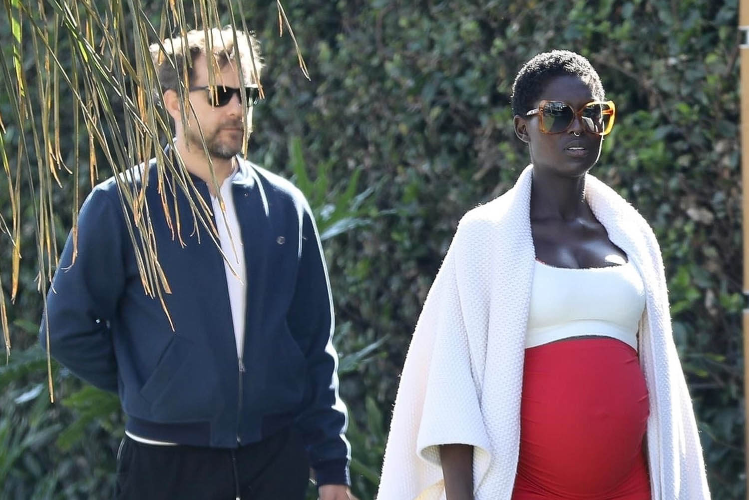 Jodie and Joshua walk the dogs