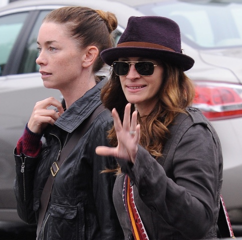 Holding hands with Julia