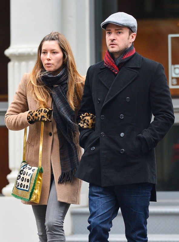 Mrs Timberlake pulls back her fringe