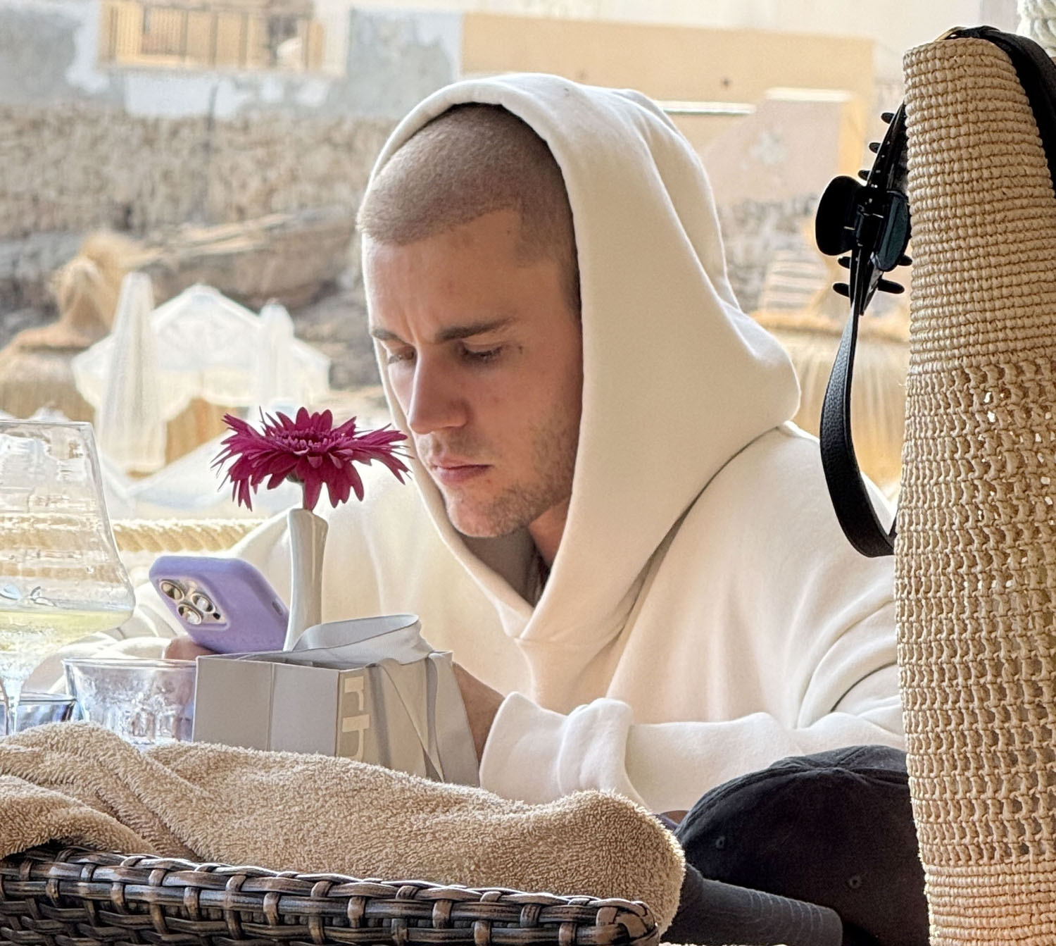 Bieber Stands On Swag