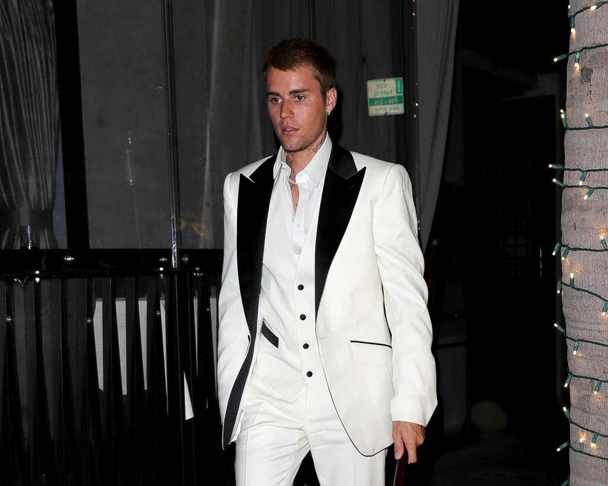 Justin Bieber’s formal dinner