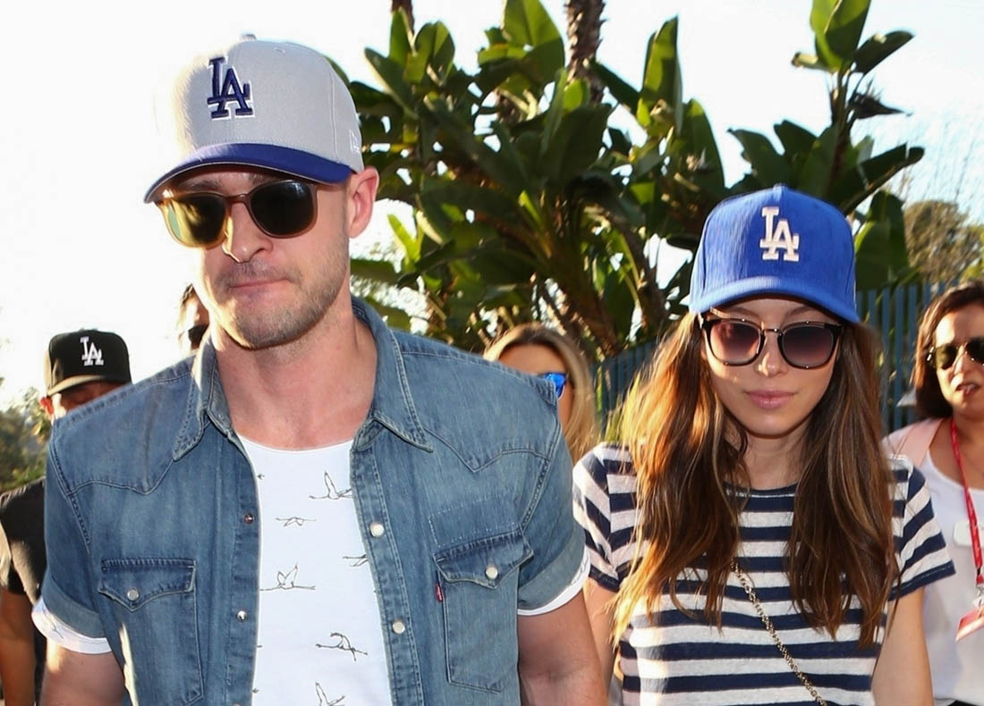 JT at the baseball game