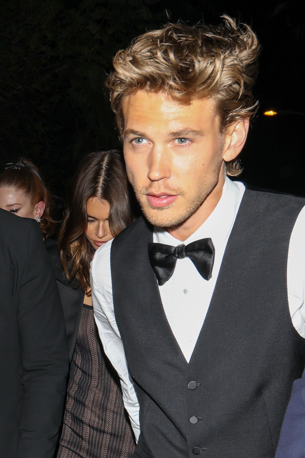 Austin and Kaia after the Globes