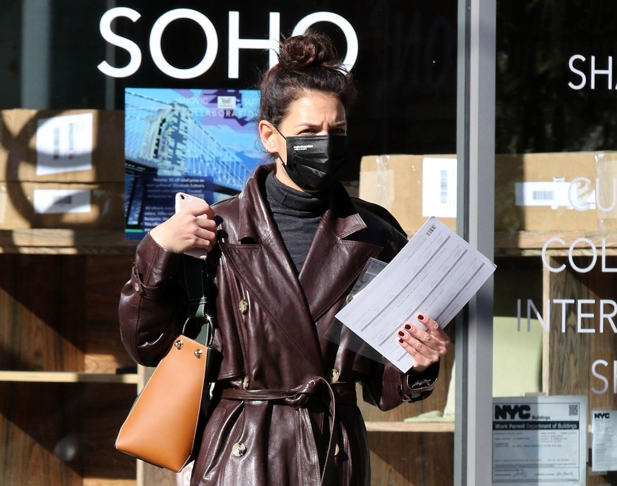 Katie’s Leather Trench