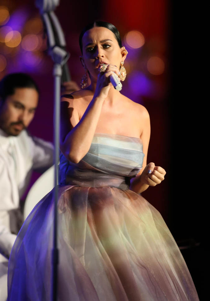 Taylor, Katy, and the “left shark”