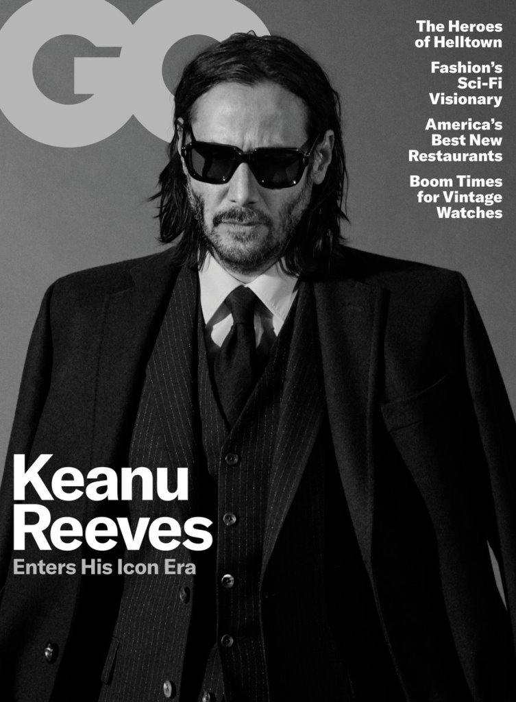 Keanu Reeves is front and center and as unknowable as ever