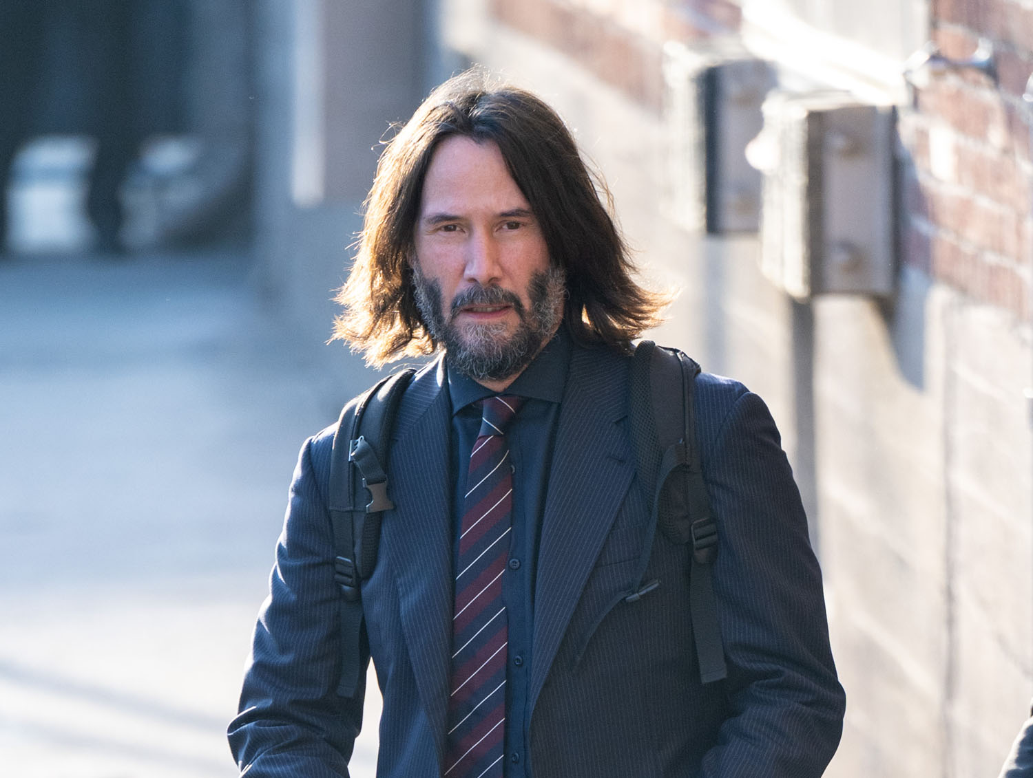 Keanu Reeves and his Backpack