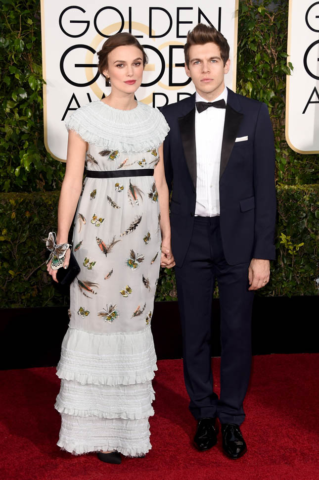 Keira Knightley in Chanel at the Globes