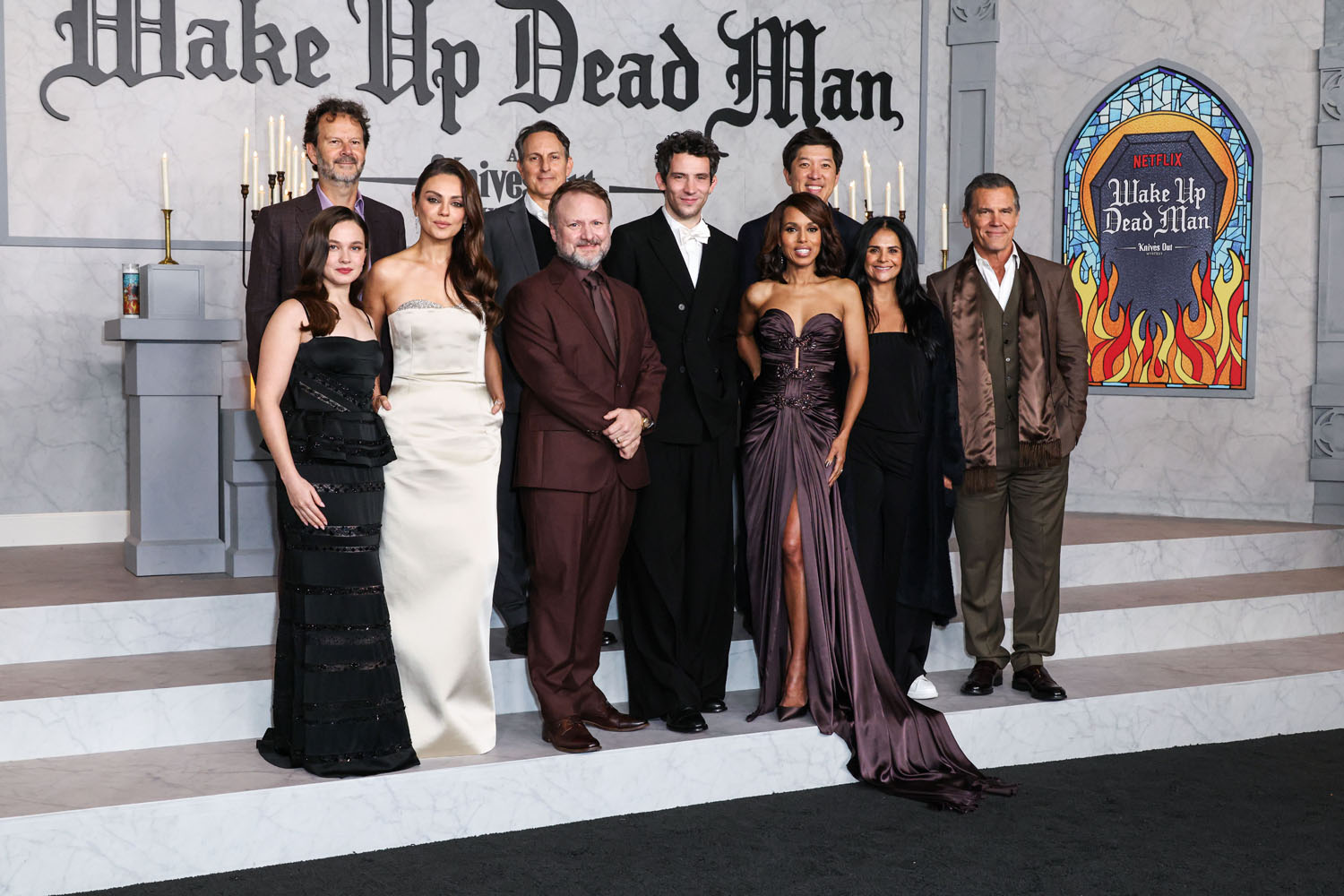 Daniel Craig but mostly Josh O’Connor in Wake Up Dead Man