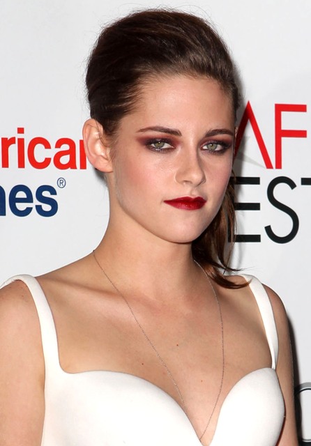 Kristen Stewart in Balenciaga as Nicolas Ghesquiere announces departure