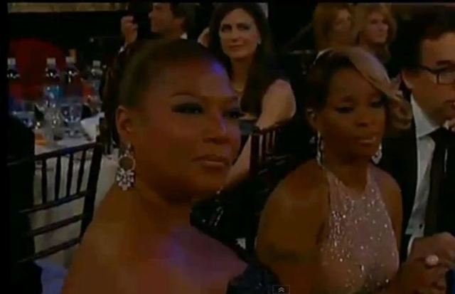 GG Best Meangirls: Queen Latifah, Mary J Blige, and Elton John