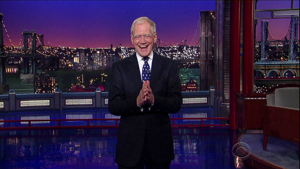David Letterman signs off