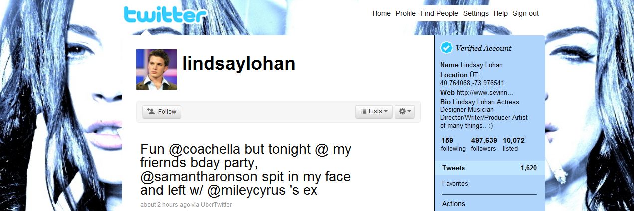 Crack Tweets from Coachella