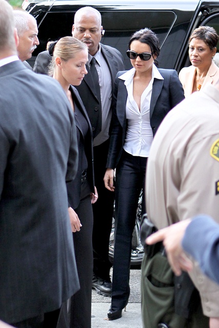 Unbuttoned for court