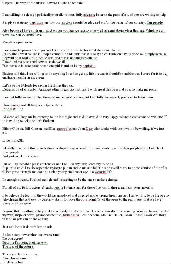 Lilo: the unedited Way of the Future