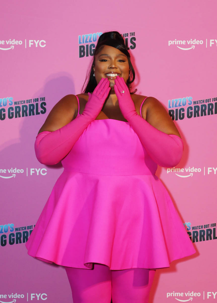 Lizzo, Lana, and Vanessa in Valentino pink